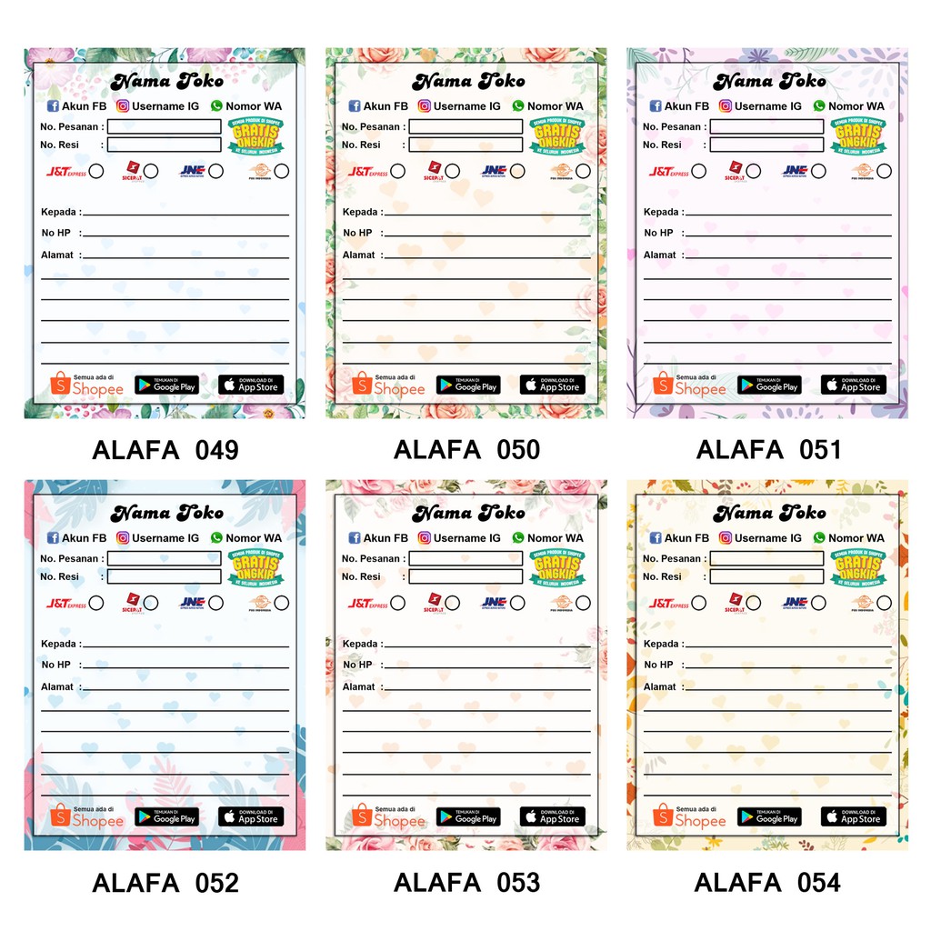 

1 pcs LABEL STIKER KHUSUS SHOPEE STIKER PENGIRIMAN SHIPPING STIKER LABEL PENGIRIMAN STIKER OLSHOP