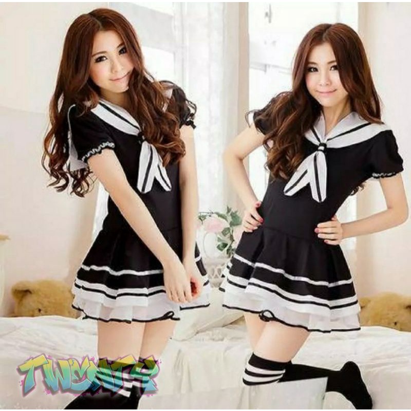 Twenty - Set Lingerie Sexy + G String Model Cosplay British