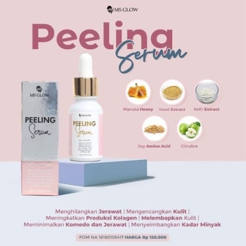 MS GLOW Peeling Serum MS Glow Original Terbaru