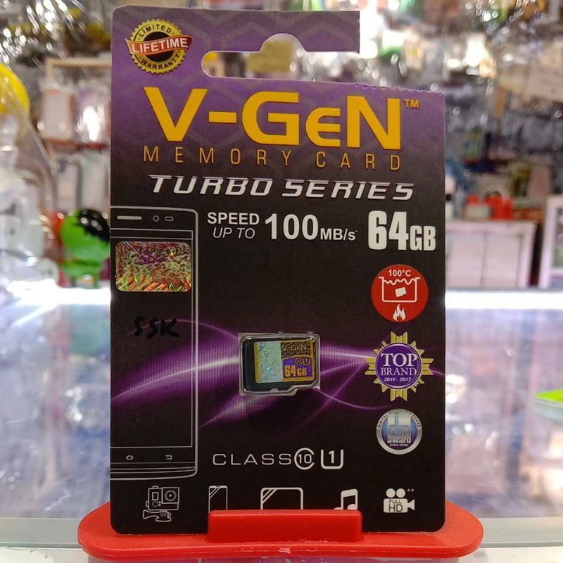 memori VGen Turbo series 64GB kelas 10 original