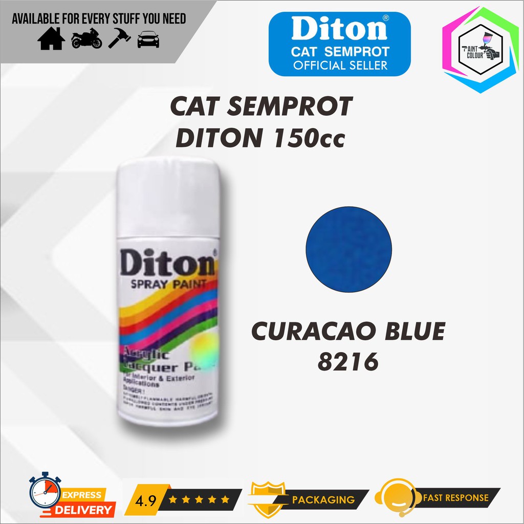 Diton Cat Semprot/Pylox/Motor/Helm/Gundam 150cc - 8216 Curacao Blue