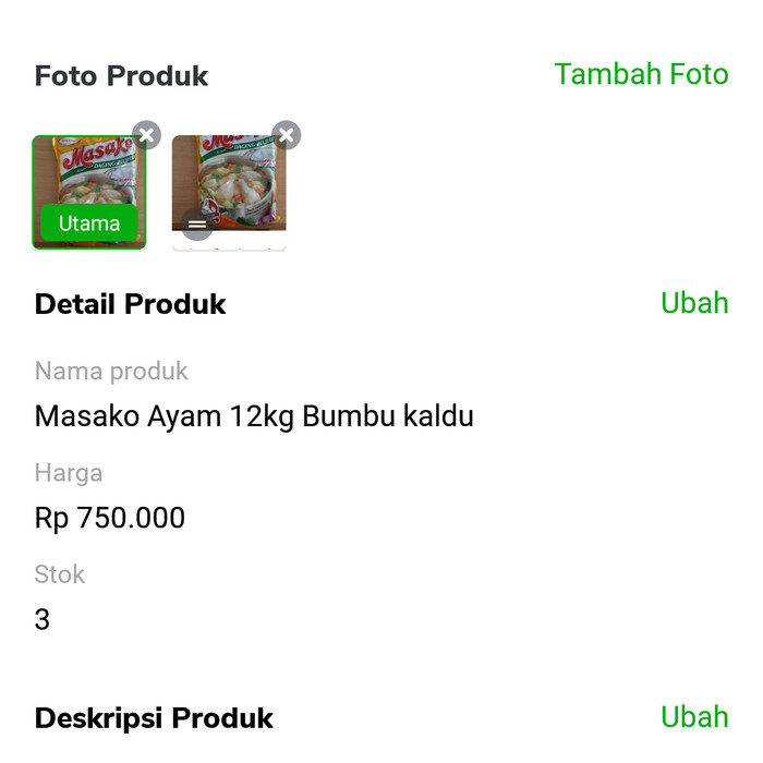 

PROMO SPESIAL - MASAKO AYAM / REQ KARIN