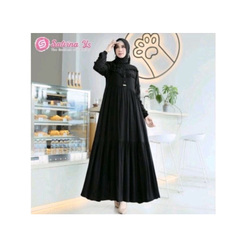 Gamis midi Ory Salvina ys/SALVINA ory midi dress/salvina midi ys
