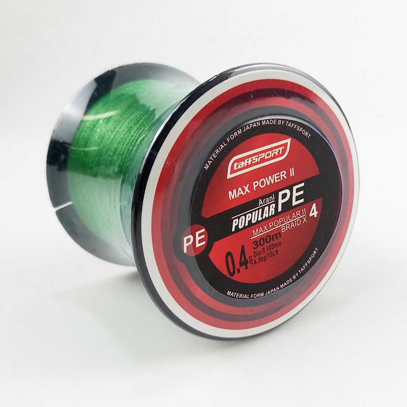 TaffSPORT Senar PE/Tali PE/Benang PE Pancing Braided Thick Line 300M - BLTP
