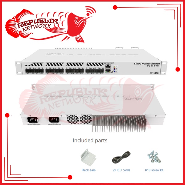 MikroTik CRS 317 1G 16S+ RM CRS317-1G-16S+RM