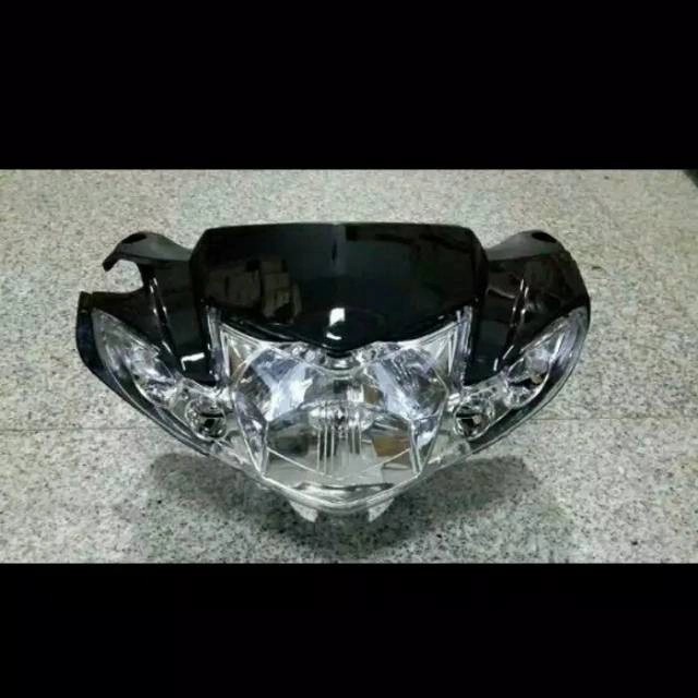 batok kepala depan+reflektor vega r new hitam