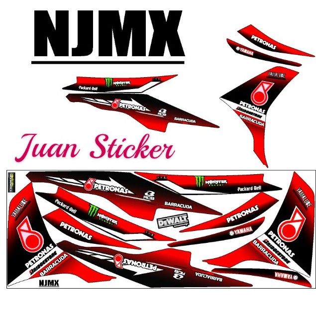 Striping Jupiter MX 135 New Variasi Petronas