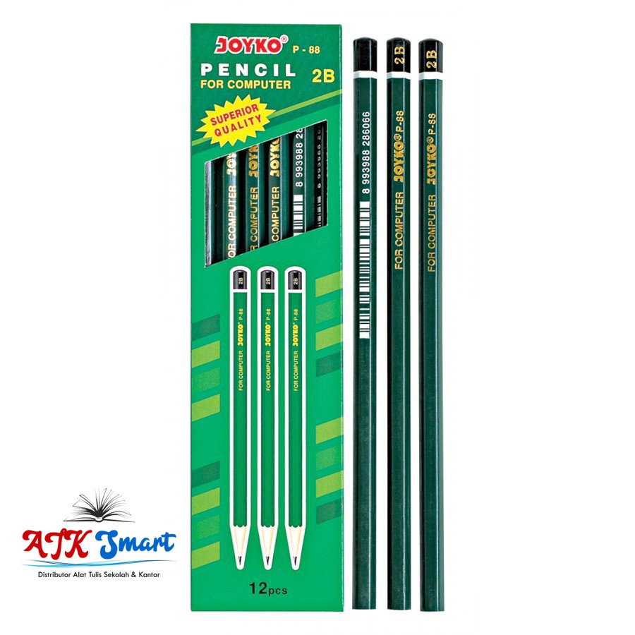 

TERMURAH Pensil 2B Joyko P-88 Hijau (12Pcs)
