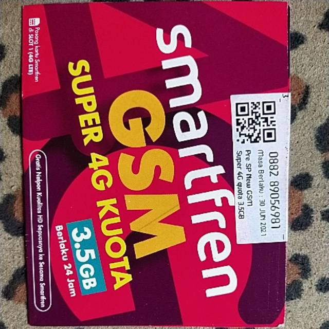 Perdana Kouta Internet 3,5GB Smartfren 4G LTE