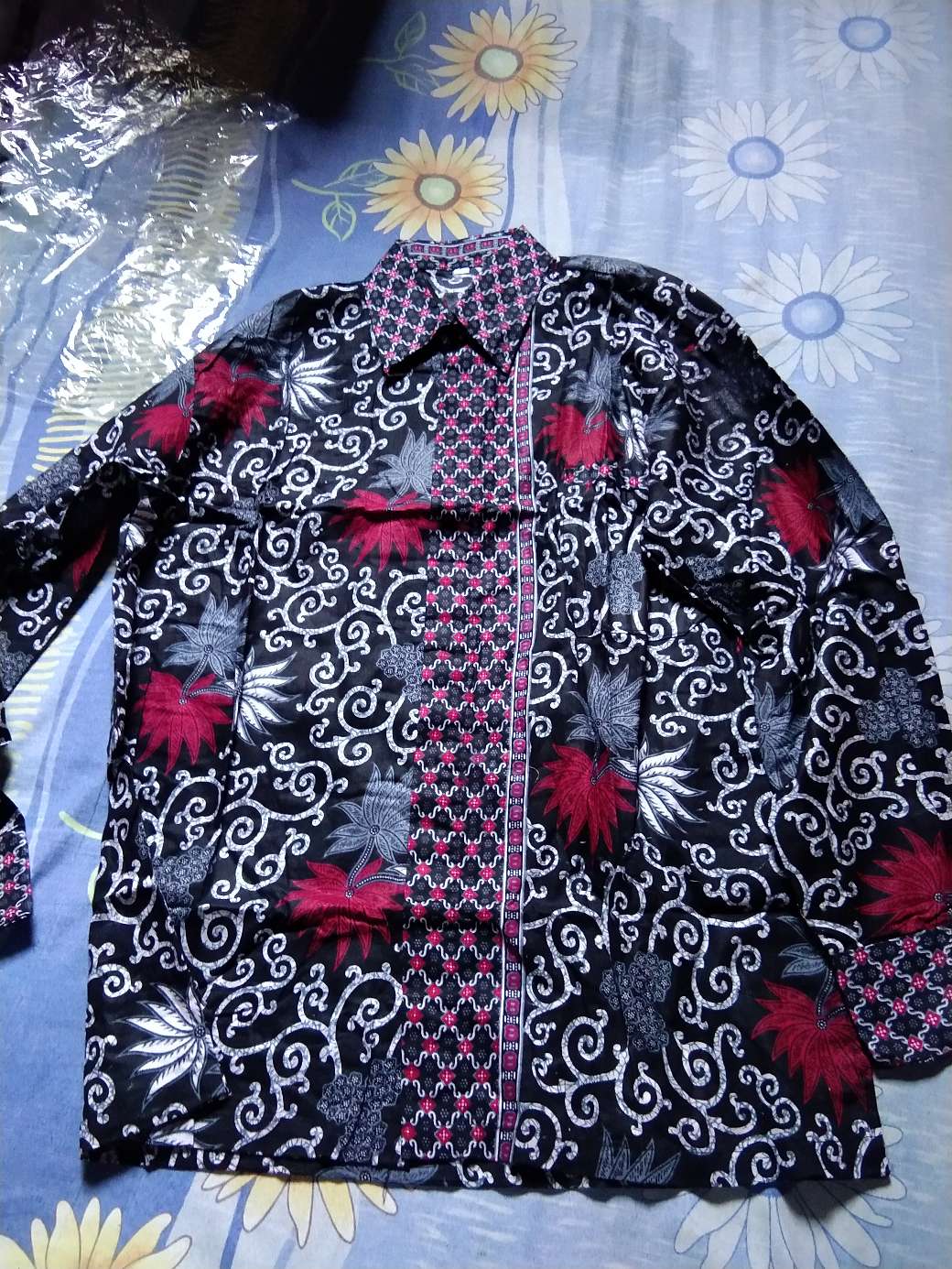 Size M L Xl Xxl Xxxl Bswart Batik Hrb026 Kenongo Hem Pendek Padi Pekalongan M L Xl Batik