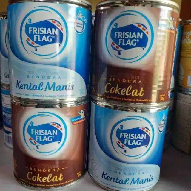 

Frisian Flag Kental Manis Cokelat & Putih