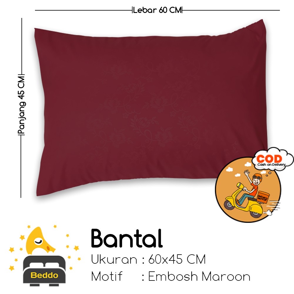 Sarung Bantal Motif Acak Polos Karakter Dewasa Abstrak Ukuran 60x45cm