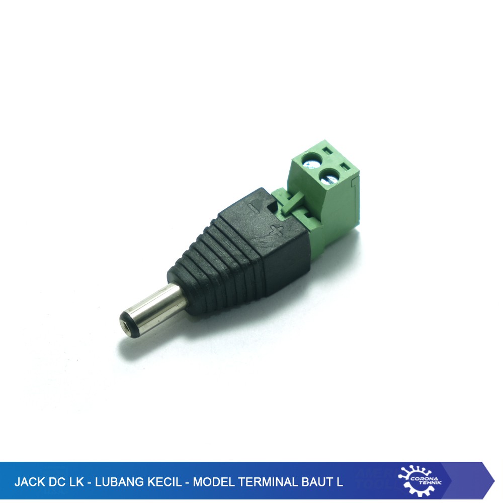 Jack DC LK - Lubang Kecil - Model Teriminal Baut L
