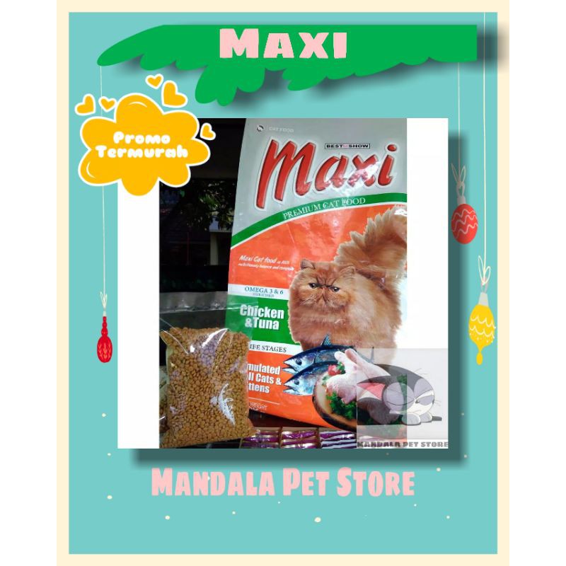 Maxi Makanan Kucing Murah / MAXI CAT FOOD PREMIUM MAKANAN KUCING MURAH