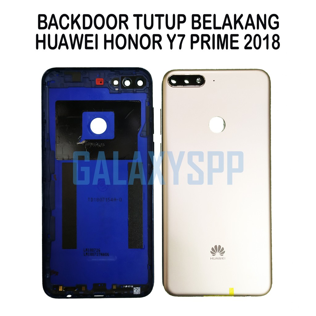 BACKDOOR TUTUP BELAKANG HUAWEI Y7 PRIME 2018