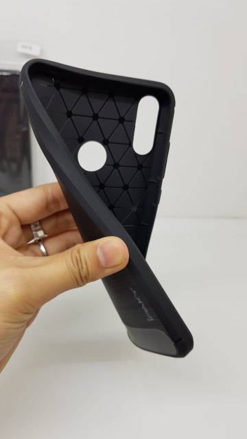 Slim Fit Carbon iPaky Zenfone Max Pro M2 ZB631KL 6.26 inchi Soft Case Zenfone Max M2 Asus ZB633KL