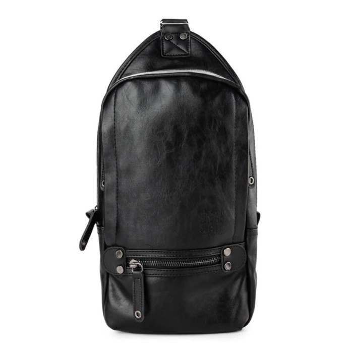 [Tas] Urban State - Pu Tactical Slingbag - Black [Selempang]