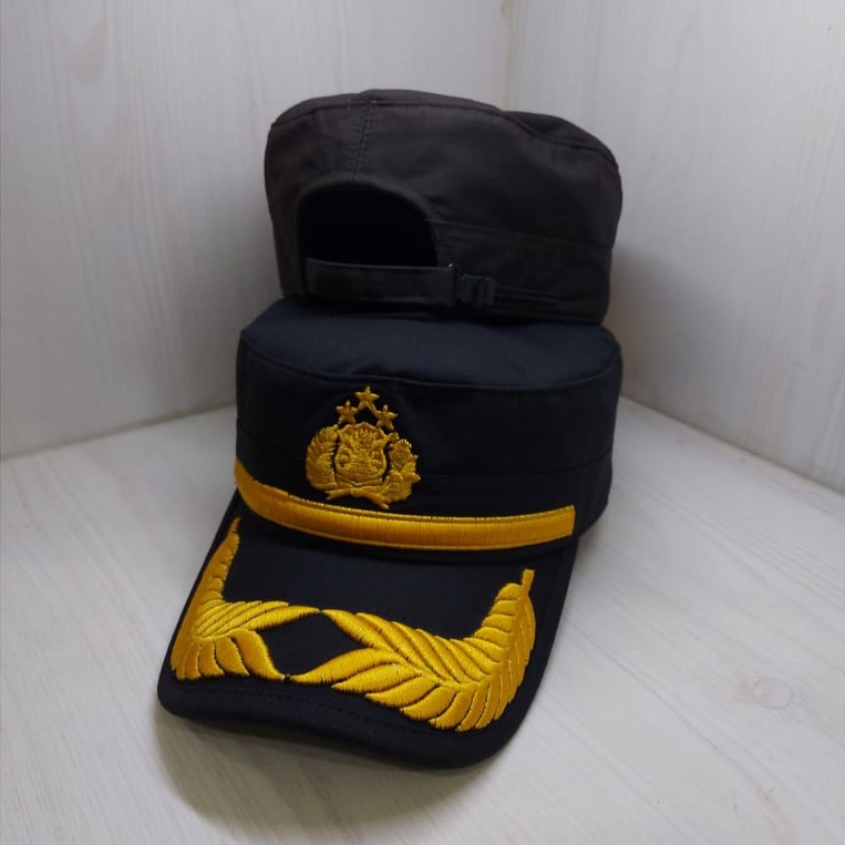 Topi Komando Pamen Polri HITAM