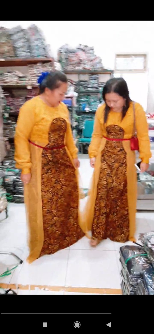 Batik Couple • Gamis Batik Couple Premium High Quality • Gamis Brukat