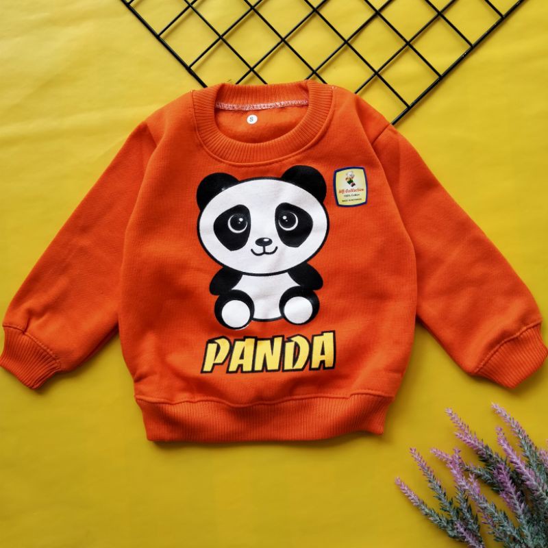 Sweater bayi fleece Panda