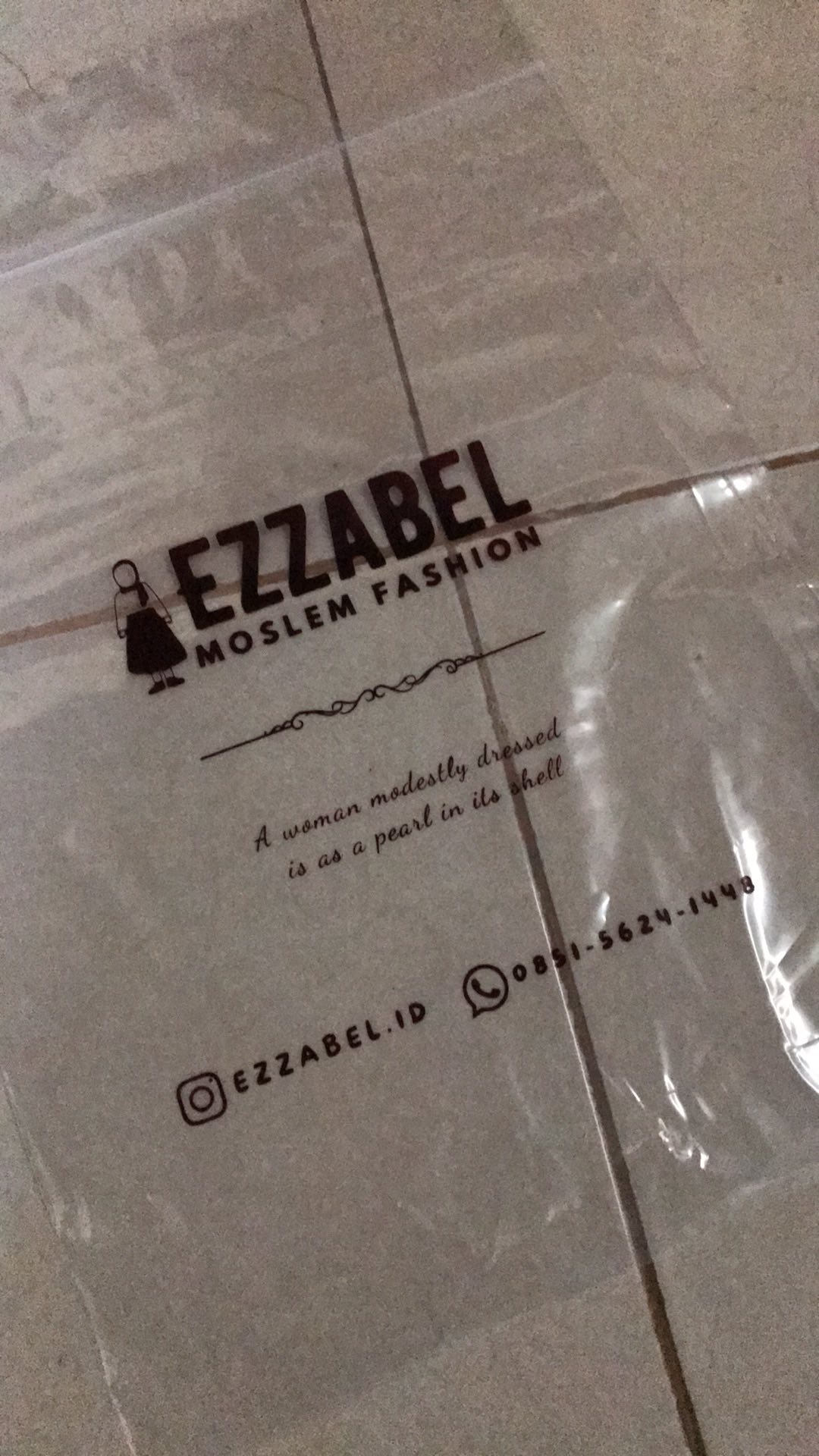 Sablon Plastik Ziplock Plong 30x38+7 Plastik Packing Olshop