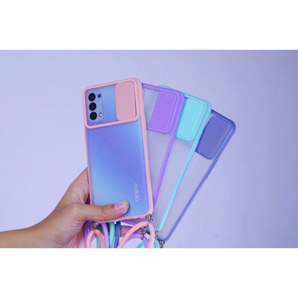 GoodCase - Case Samsung A10/M10 | A12 | A10S/M01S | A01 | A01 Core | A03S Case Tutup Lensa Plus Tali