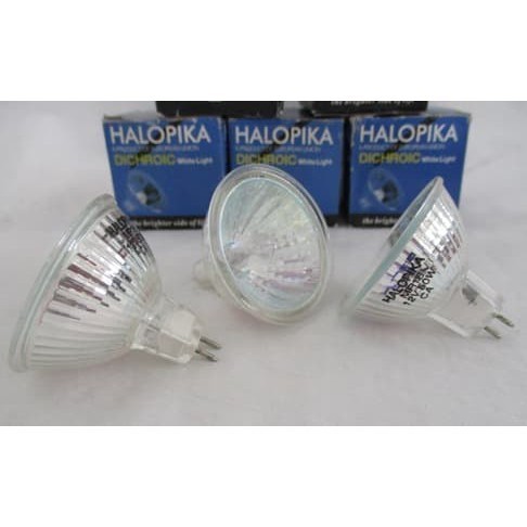 Lampu Sorot Tusuk / Halopika Lampu Halogen MR16 ~20w Kuning 220v