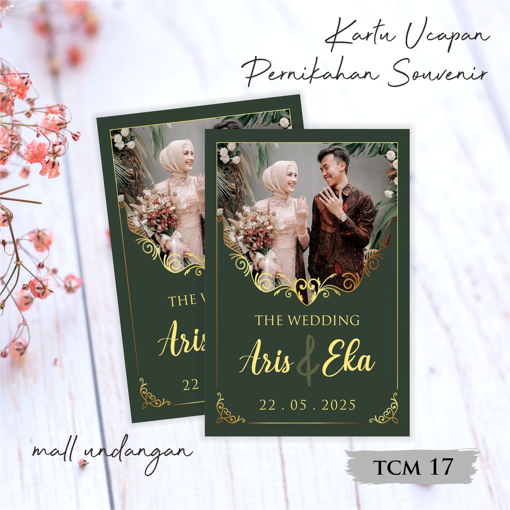 Jual KARTU UCAPAN PERNIKAHAN SOUVENIR CUSTOM | Shopee Indonesia