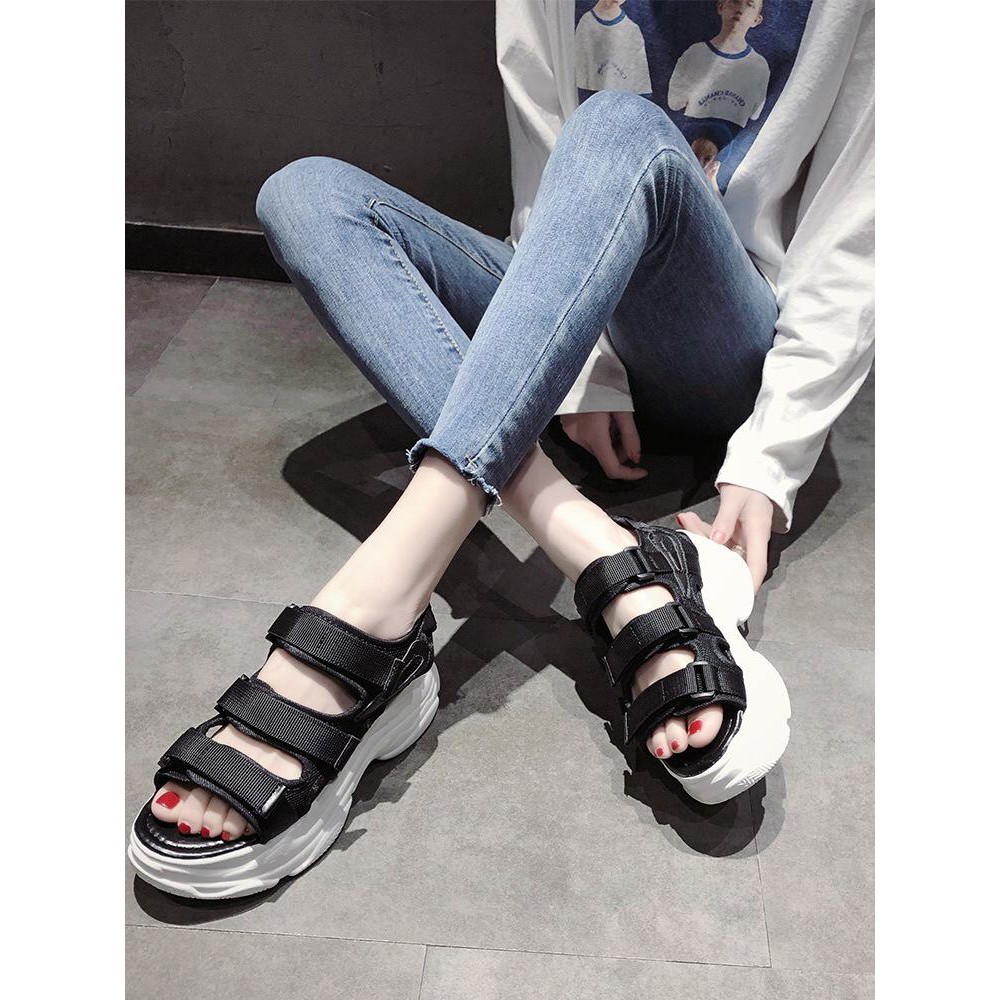 1001 SEPATU TRISTRAP WANITA !!! - HITAM