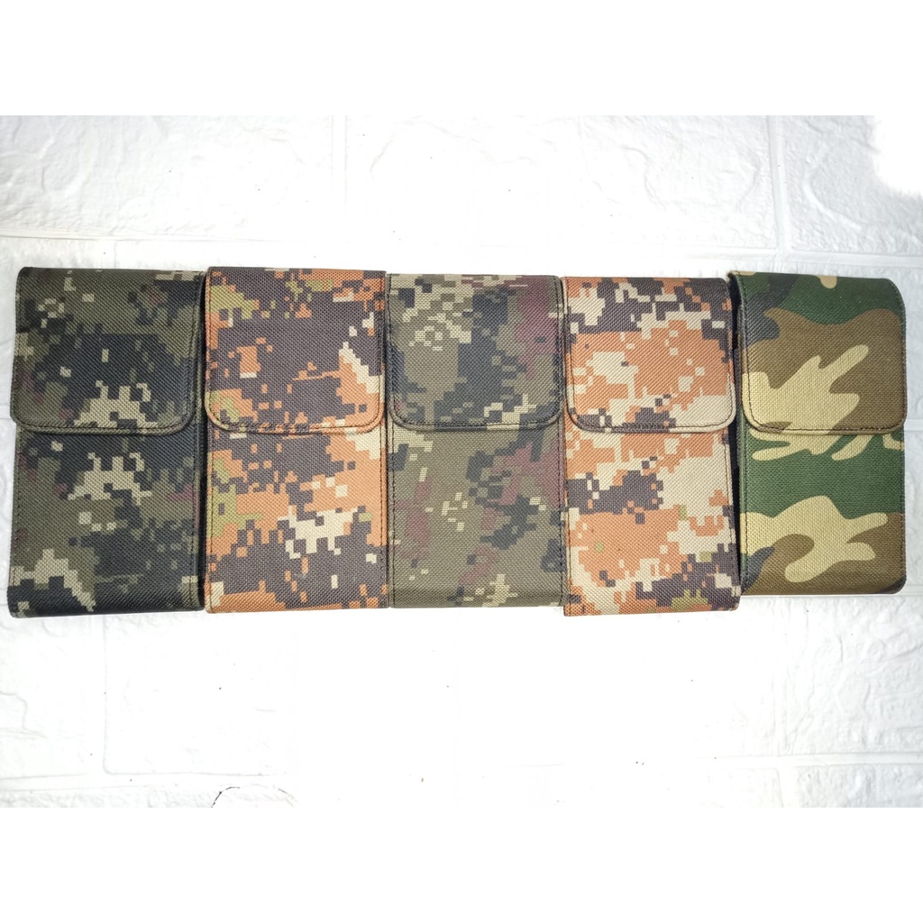 Case hp dompet motif army/ sarung hp army 4.5 inch