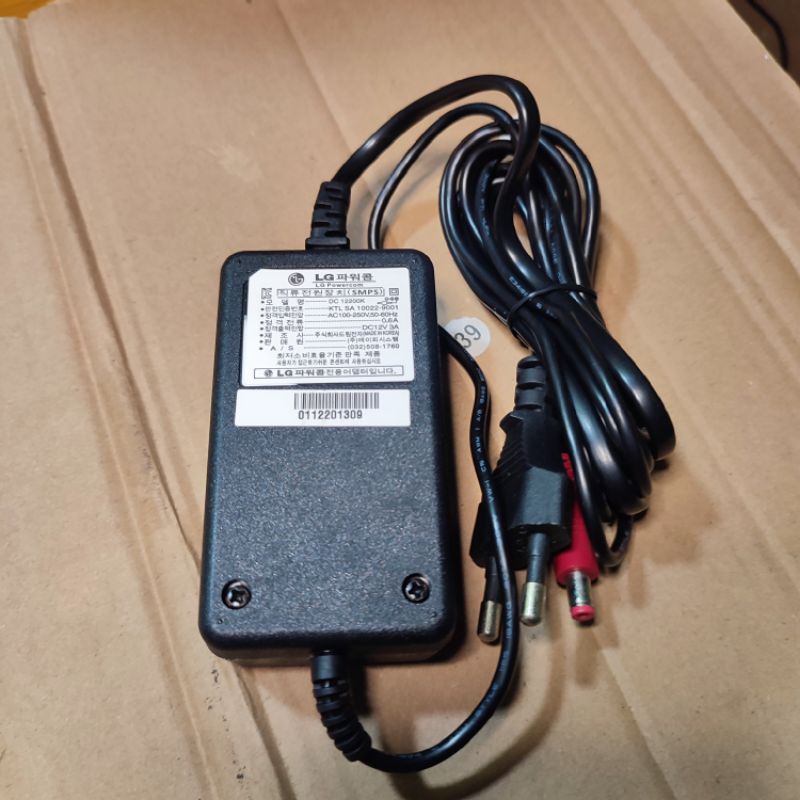 adaptor 12v 3a LG original korea