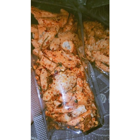 

Basreng pedas daun jeruk