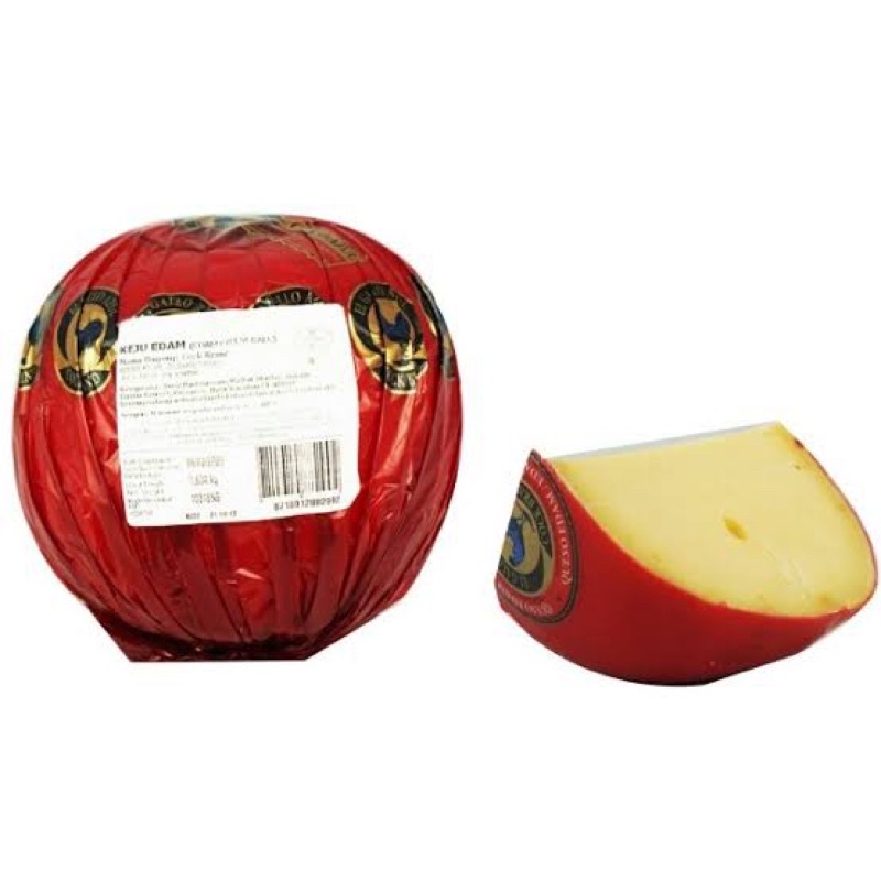 

Repack 100g Keju Edam Ayam Emas / Cock Brand Victoria Dejong /Edam Cheese