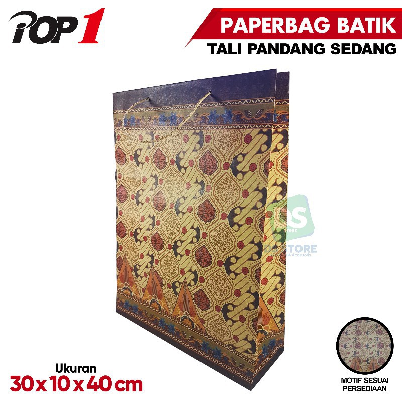 

TAS KERTAS / PAPER BAG BATIK TANGGUNG POP1