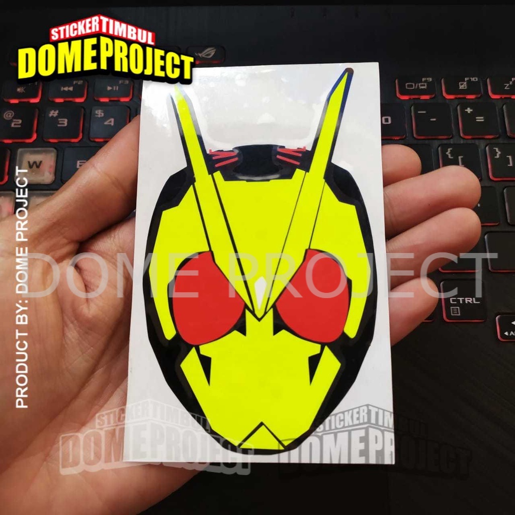 [PROMO BUY 3 GET 1] KAMEN RIDER ZERO ONE STICKER CUTTING STIKER AKSESORIS SEPEDA MOTOR