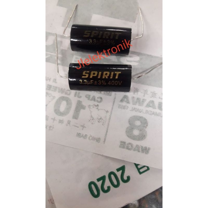 Spirit 335 Kapasitor 3,3uF 400V Ori Tweeter capasitor capasitor