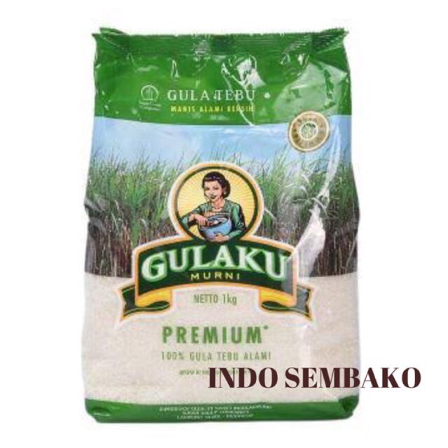 Gulaku Gula Tebu Premium Dus 1kg Gula Pasir Putih Gulaku Gula Pasir Putih Kuning Shopee Indonesia