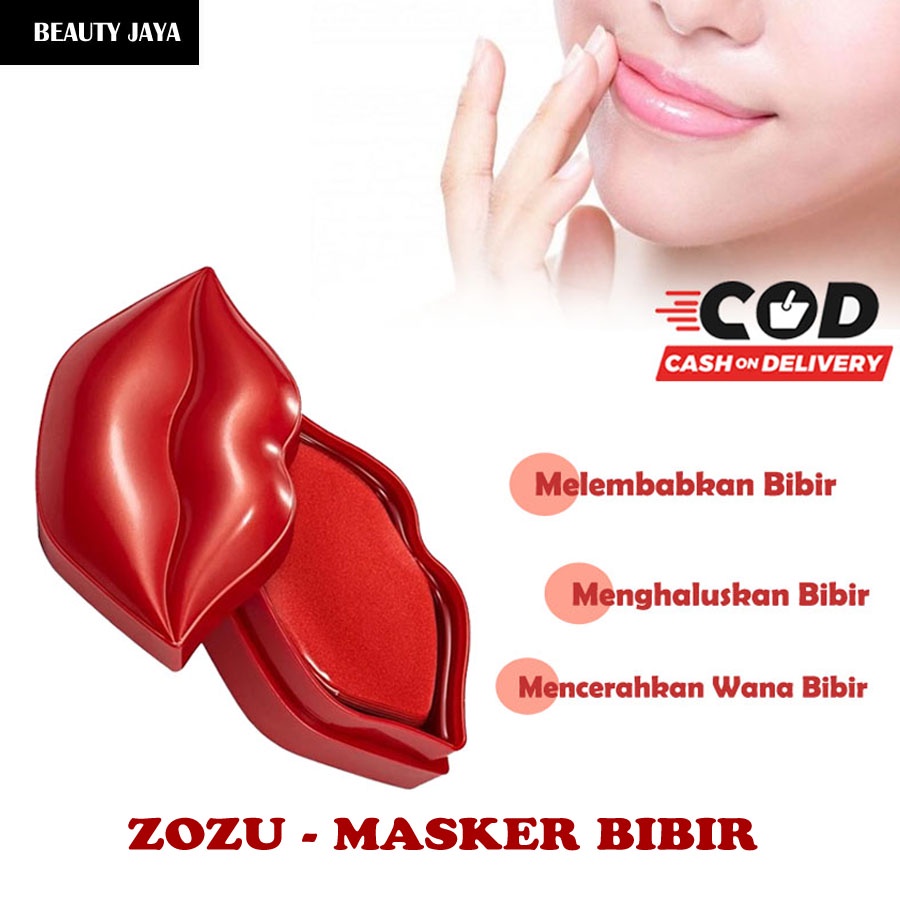 BEAUTY JAYA - [20 PCS] Zozu Lip Mask / Pelembab Masker Bibir / Masker Perawatan Bibir Hitam