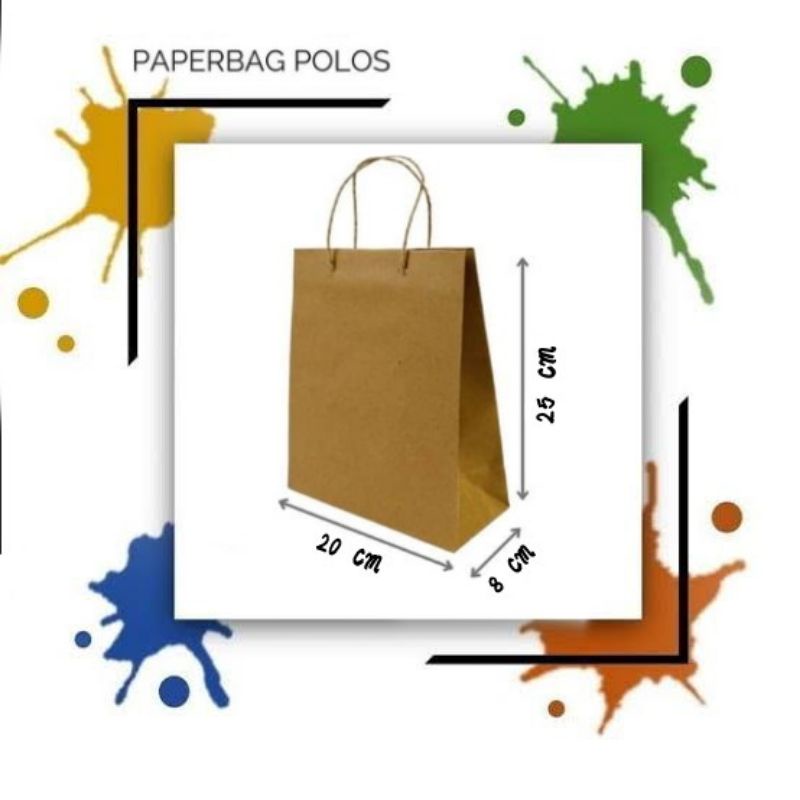 

paperbag ukuran 20x8x25