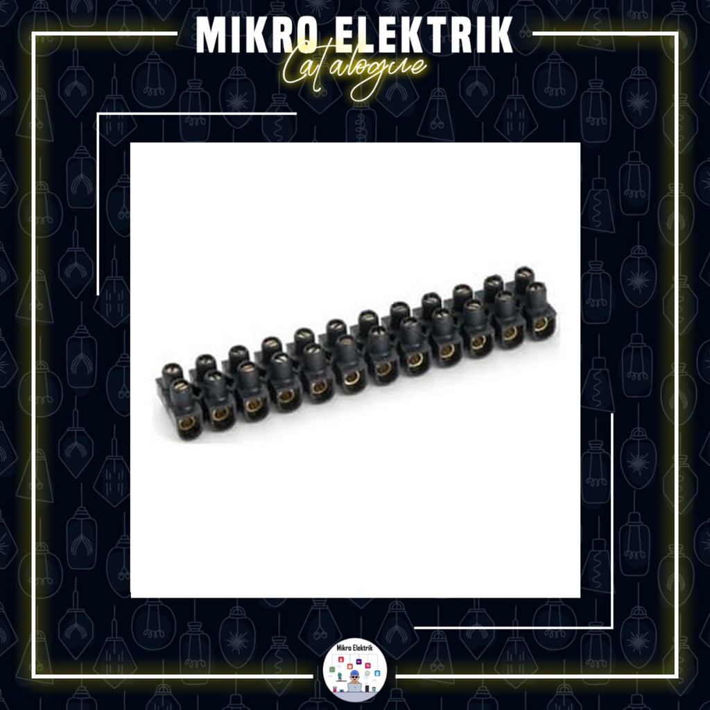 Enter - Terminal Blok Krustin Hitam 6MM - 10MM - 12MM - 16MM