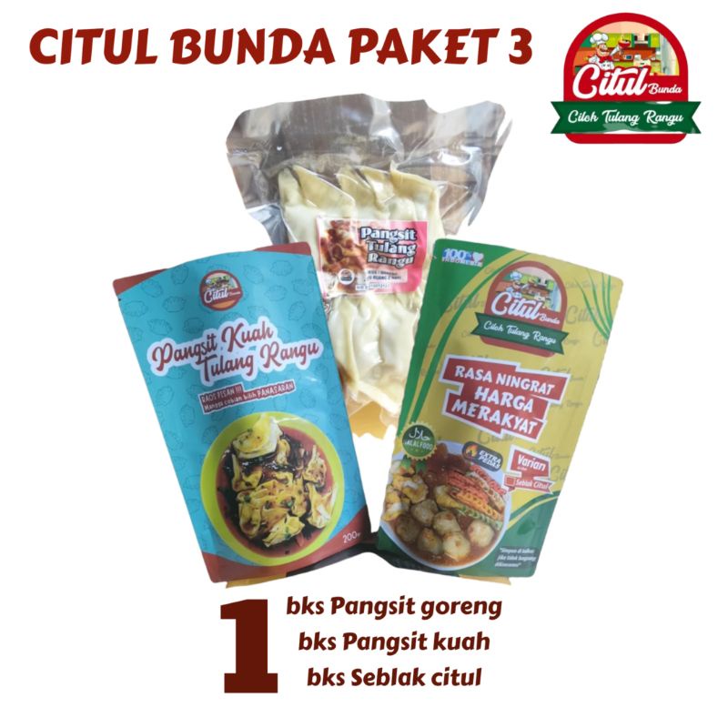 

PANGSIT GORENG-PANGSIT KUAH-SEBLAK CITUL