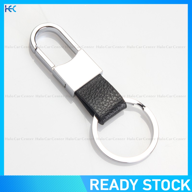 【Ready Stock】 Leather Strap Keyring Motorcycle Keychain Car keychain-No logo