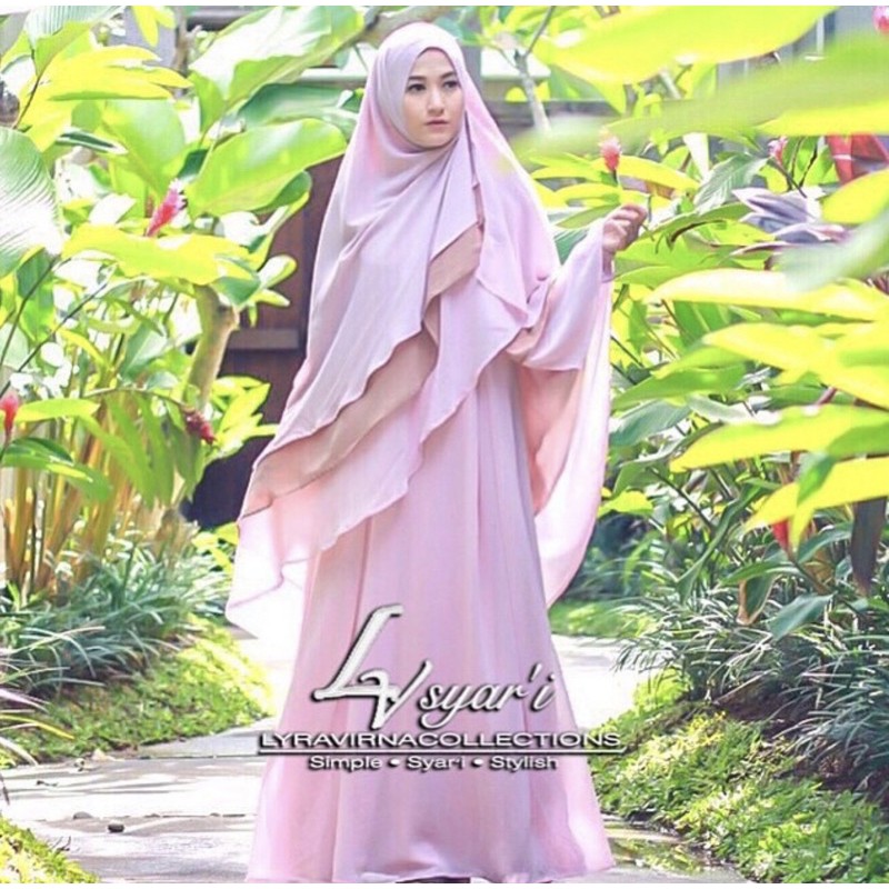 Preloved Lyra Virna Syari Salamah Pink