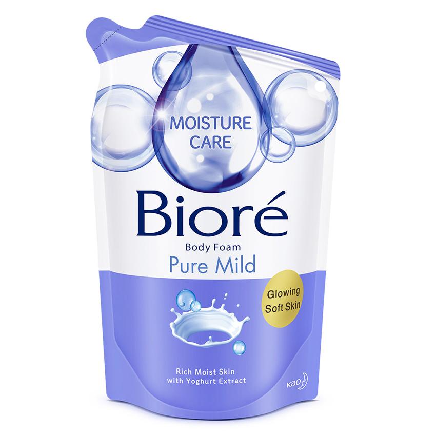 Biore Beauty Body Foam Pure Mild Pouch 250 Ml