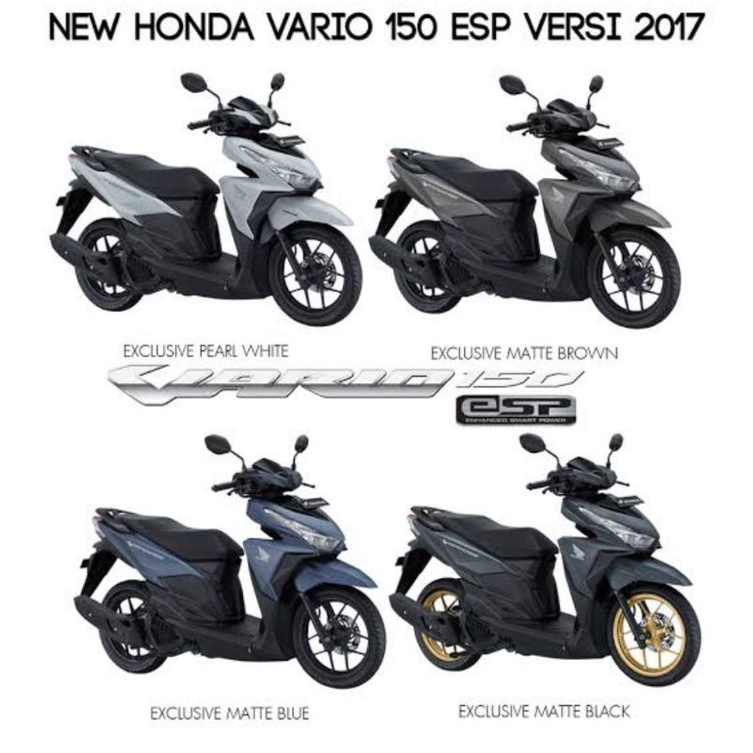 Cover Tutup Tameng Pelindung Knalpot-Kenalpot Vario 150 &amp; Vario 125 LED FI Tahun 2015-2017