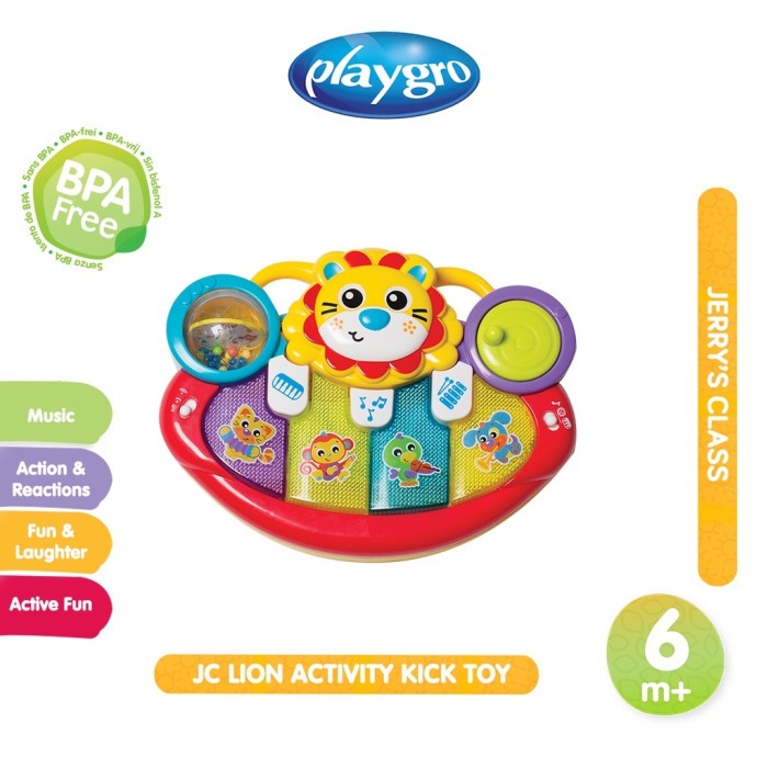 Playgro Jerry's Class Lion Activity Kick Toy