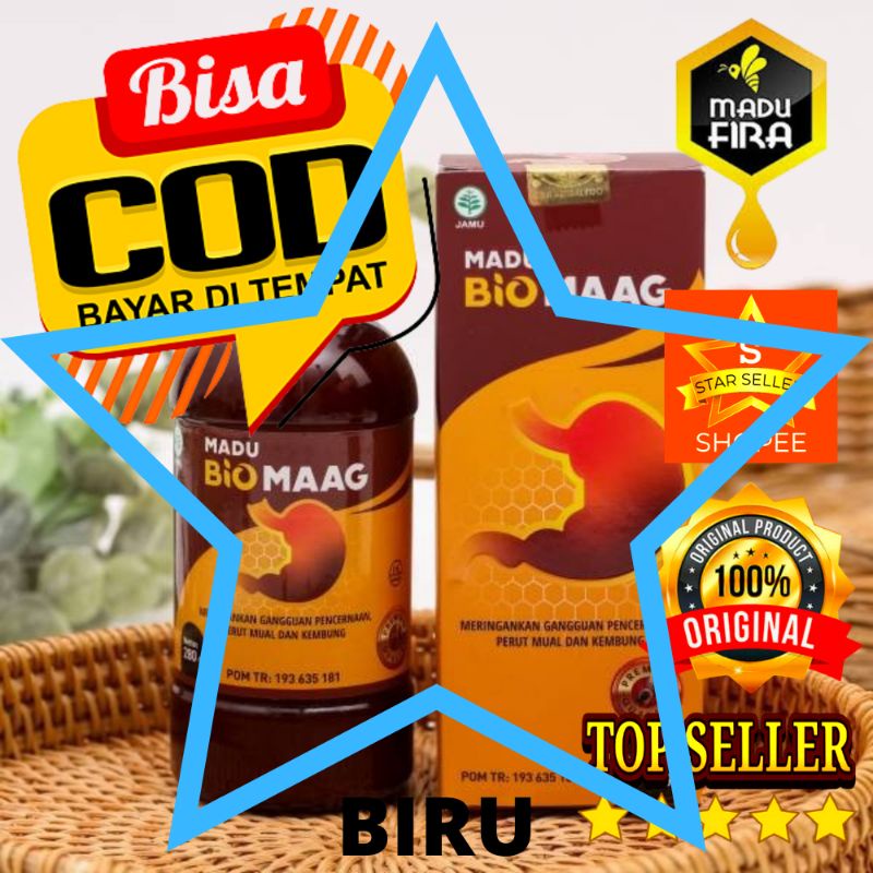 [PROMO COD] Biomaag Bio Maag Biomag Madu Asam Lambung Kronis Akut Asli Original Obat Herbal Biomagh