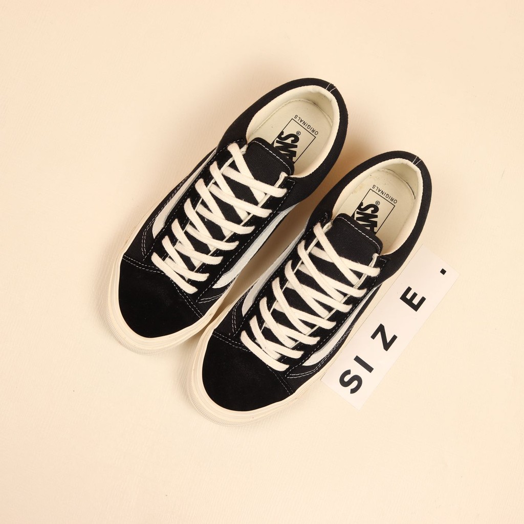 Sepatu Vans Oldskool Style 36 lx Black White