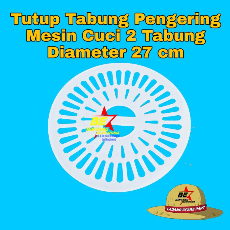 Tutup Pengering 27 cm Mesin cuci 2 Tabung Tutup Tabung Pengering