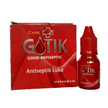 Gotik Antiseptik Luka isi 6 Botol @ 5 ML